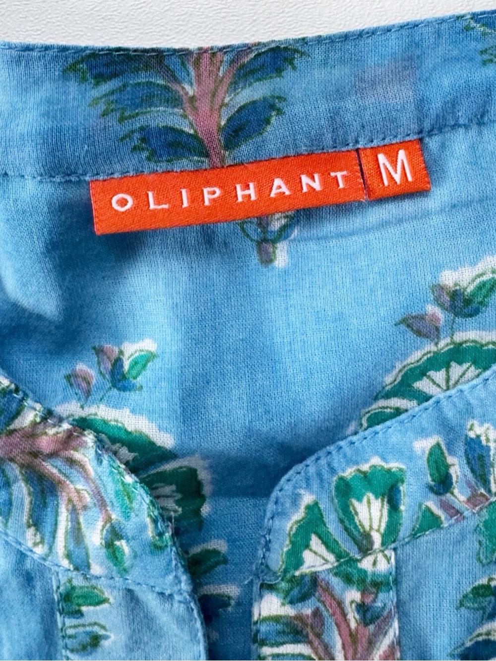 Oliphant Roll Sleeve Dress in Blue | MEDIUM - Picture 6 of 9